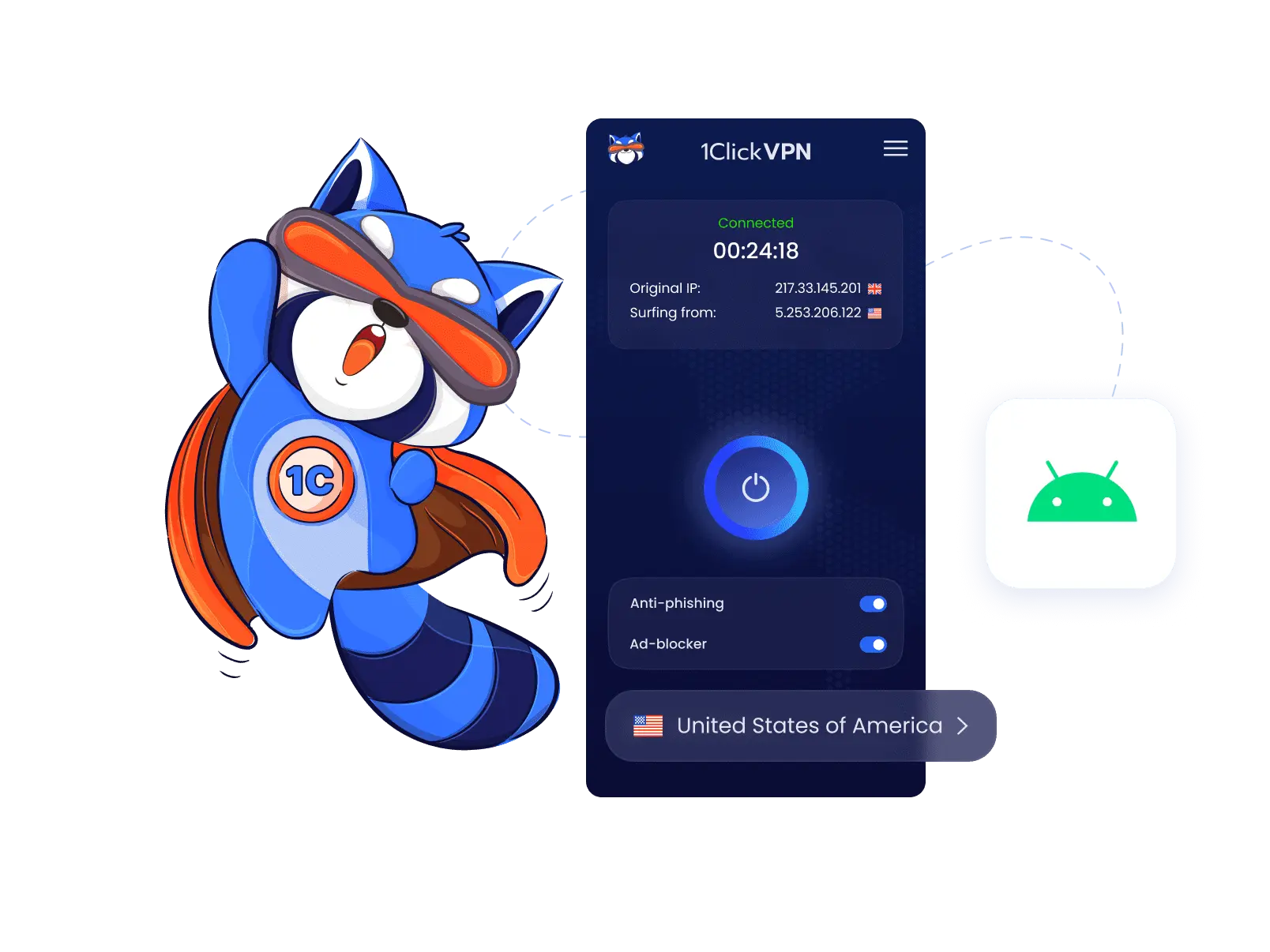1 Click VPN for Android