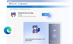 1ClickVPN listed in Microsoft Edge Add-ons store