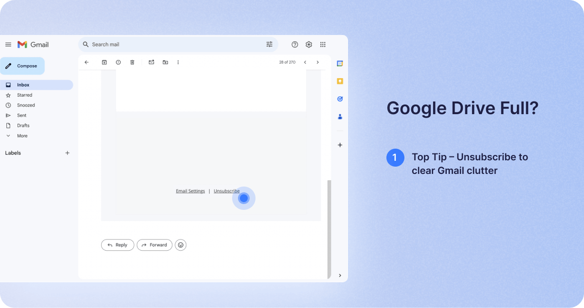 How to Unsubscribe to clear Gmail clutter