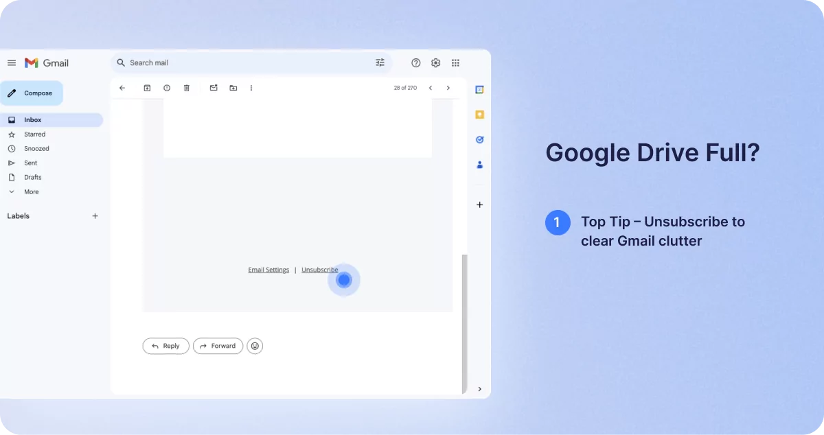 How to Unsubscribe to clear Gmail clutter