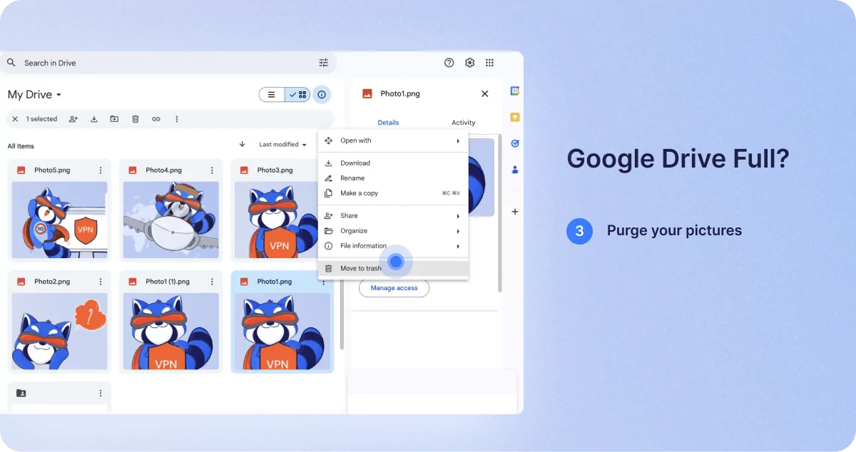 Tip 3 purge pictures